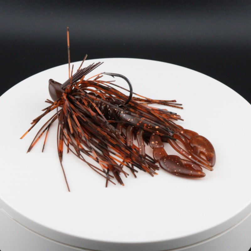 Pinchy Craw 2.5-inch craw lure in root beer brown with spindly tentacles