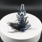 Pinchy Craw 2.5-inch craw lure in blue-black, skirt and claw-style soft legs
